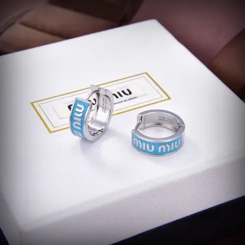 Wholesale MIU MIU Earrings For Women #1413545 $25.00 USD, Wholesale Quality Replica MIU MIU Earrings