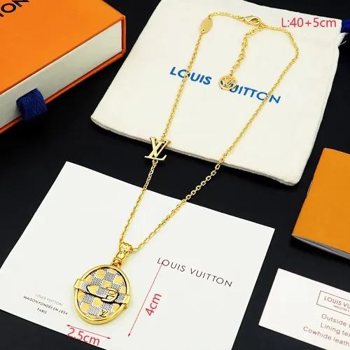 Wholesale Louis Vuitton Necklaces #1413568 $27.00 USD, Wholesale Quality Replica Louis Vuitton Necklaces