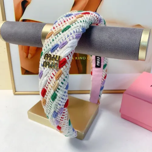 Replica MIU MIU Headband For Women #1413724 $25.00 USD for Wholesale
