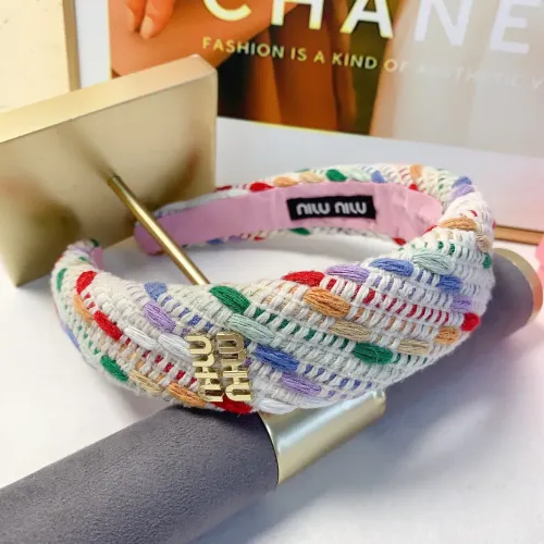 Replica MIU MIU Headband For Women #1413724 $25.00 USD for Wholesale
