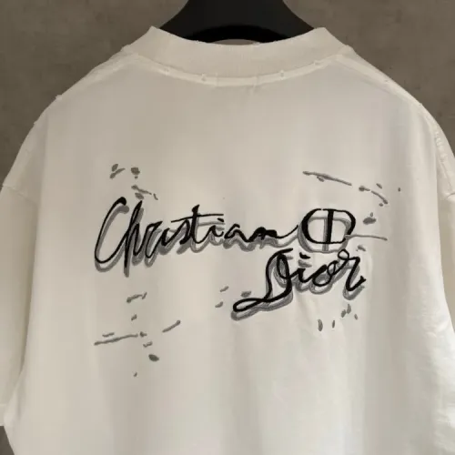 Replica Christian Dior T-Shirts Short Sleeved For Unisex #1413863 $48.00 USD for Wholesale