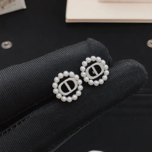 Replica Christian Dior Earrings For Women #1413906 $25.00 USD for Wholesale