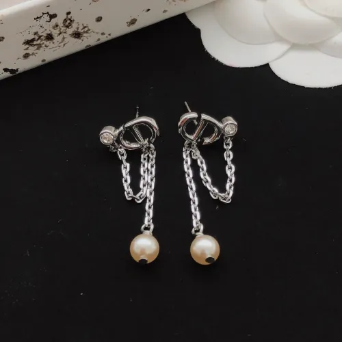 Replica Christian Dior Earrings For Women #1413907 $25.00 USD for Wholesale