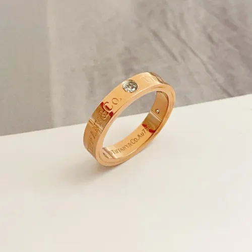Replica Tiffany Rings In Rose Gold For Women #1413992 $25.00 USD for Wholesale