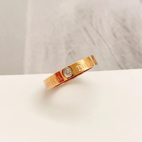 Replica Tiffany Rings In Rose Gold For Women #1413992 $25.00 USD for Wholesale
