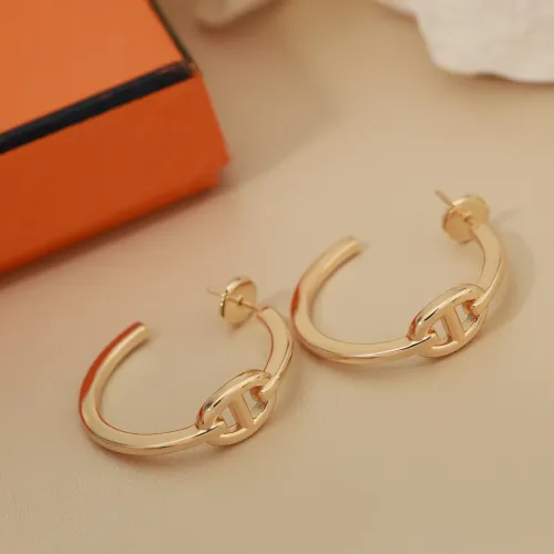 Wholesale Hermes Earrings For Women #1414074 $32.00 USD, Wholesale Quality Replica Hermes Earrings