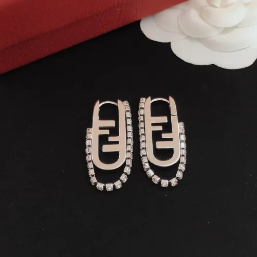 Replica Fendi Earrings For Women #1414088 $29.00 USD for Wholesale