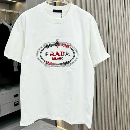 Wholesale Prada T-Shirts Short Sleeved For Unisex #1414167 $40.00 USD, Wholesale Quality Replica Prada T-Shirts
