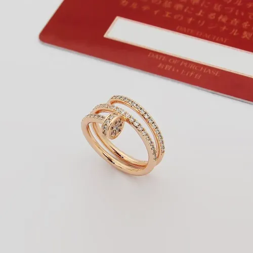 Wholesale Cartier Rings In Rose Gold #1414170 $25.00 USD, Wholesale Quality Replica Cartier Rings