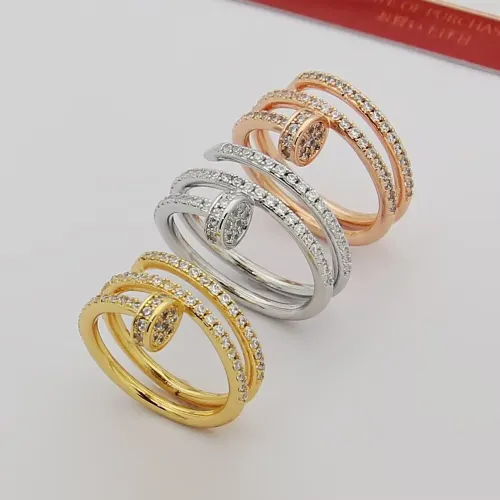 Replica Cartier Rings In Rose Gold #1414170 $25.00 USD for Wholesale
