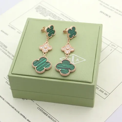 Wholesale Van Cleef &amp; Arpels Earrings For Women #1414241 $38.00 USD, Wholesale Quality Replica Van Cleef &amp; Arpels Earrings