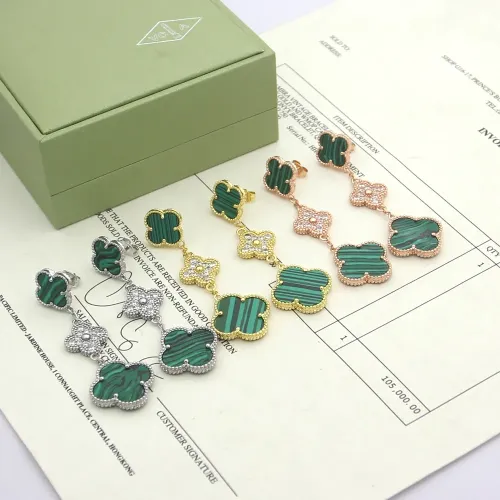 Replica Van Cleef & Arpels Earrings For Women #1414242 $38.00 USD for Wholesale