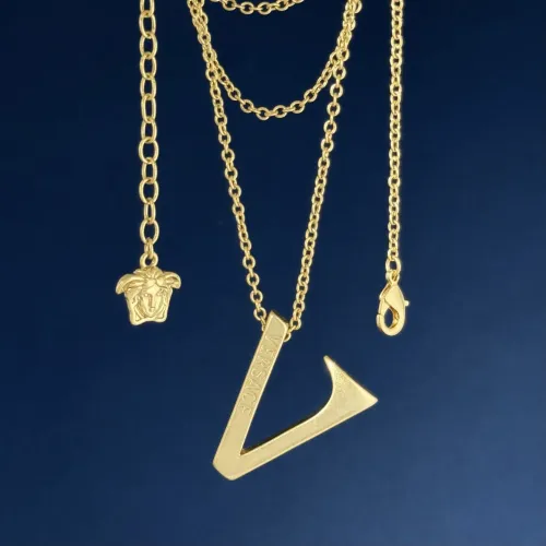 Wholesale Versace Necklaces #1414387 $27.00 USD, Wholesale Quality Replica Versace Necklaces