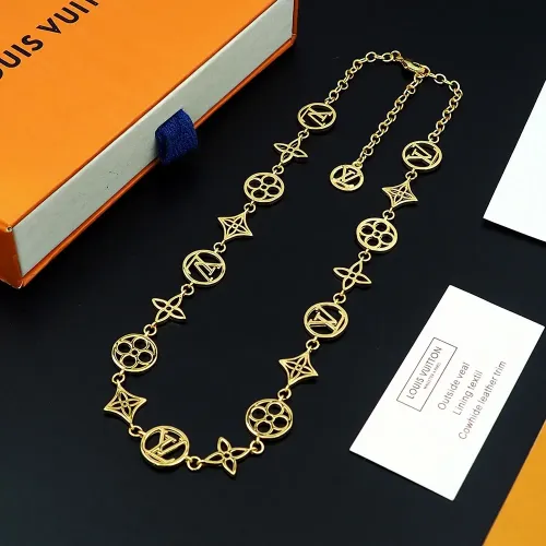 Wholesale Louis Vuitton Necklaces #1414412 $29.00 USD, Wholesale Quality Replica Louis Vuitton Necklaces