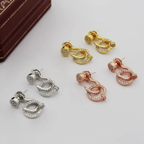 Replica Cartier Earrings For Women #1414417 $32.00 USD for Wholesale