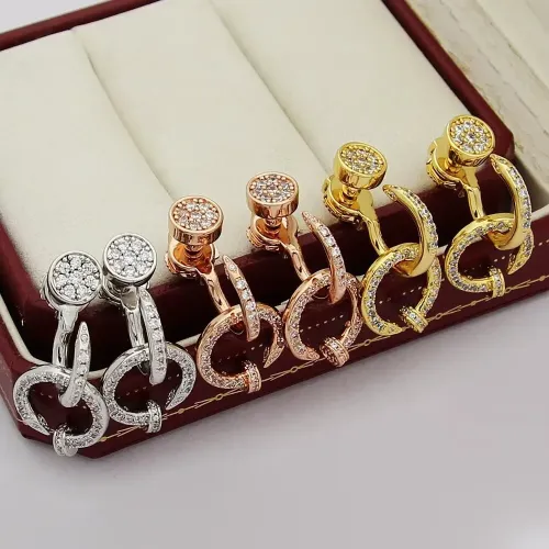 Replica Cartier Earrings For Women #1414418 $32.00 USD for Wholesale