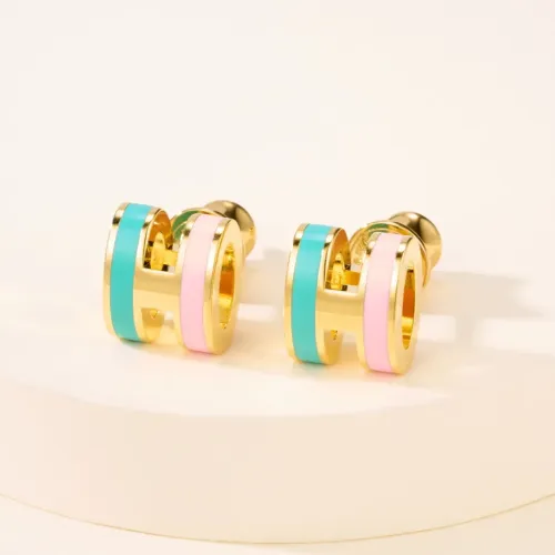 Wholesale Hermes Earrings For Women #1414428 $52.00 USD, Wholesale Quality Replica Hermes Earrings