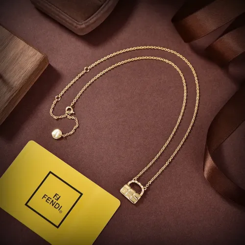 Wholesale Fendi Necklaces #1414471 $25.00 USD, Wholesale Quality Replica Fendi Necklaces
