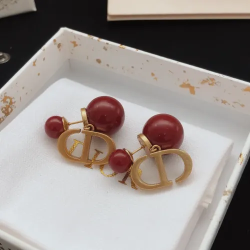 Replica Christian Dior Earrings For Women #1414496 $25.00 USD for Wholesale