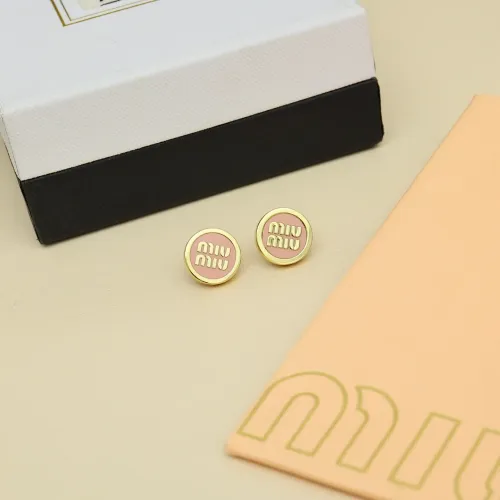 Wholesale MIU MIU Earrings For Women #1414501 $27.00 USD, Wholesale Quality Replica MIU MIU Earrings