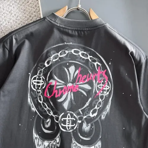 Replica Chrome Hearts T-Shirts Short Sleeved For Unisex #1414569 $42.00 USD for Wholesale