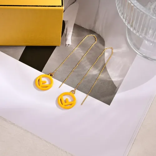Wholesale Fendi Earrings For Women #1414588 $25.00 USD, Wholesale Quality Replica Fendi Earrings