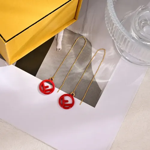 Wholesale Fendi Earrings For Women #1414590 $25.00 USD, Wholesale Quality Replica Fendi Earrings