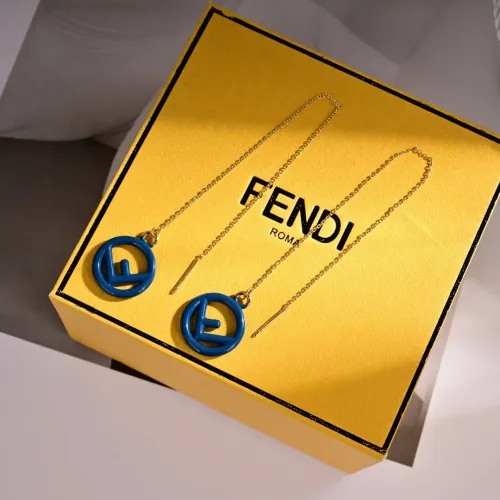 Wholesale Fendi Earrings For Women #1414591 $25.00 USD, Wholesale Quality Replica Fendi Earrings