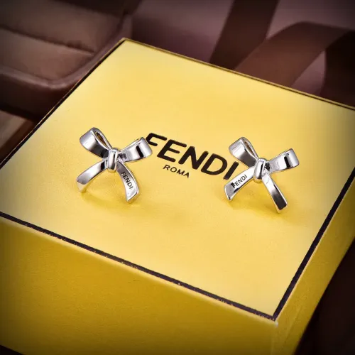 Wholesale Fendi Earrings For Women #1414594 $25.00 USD, Wholesale Quality Replica Fendi Earrings