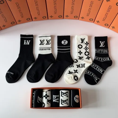 Wholesale Louis Vuitton LV Socks #1414816 $29.00 USD, Wholesale Quality Replica Louis Vuitton LV Socks