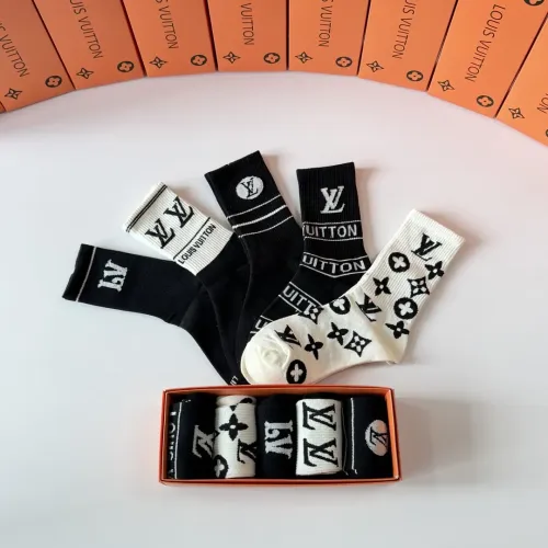 Replica Louis Vuitton LV Socks #1414816 $29.00 USD for Wholesale