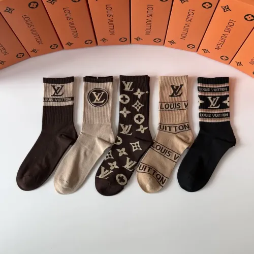 Replica Louis Vuitton LV Socks #1414817 $29.00 USD for Wholesale