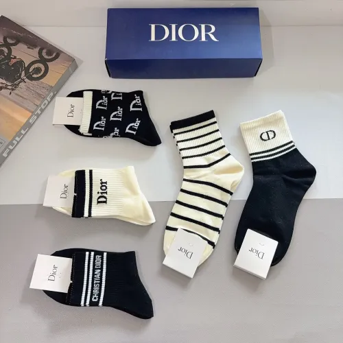 Replica Christian Dior Socks #1414831 $27.00 USD for Wholesale