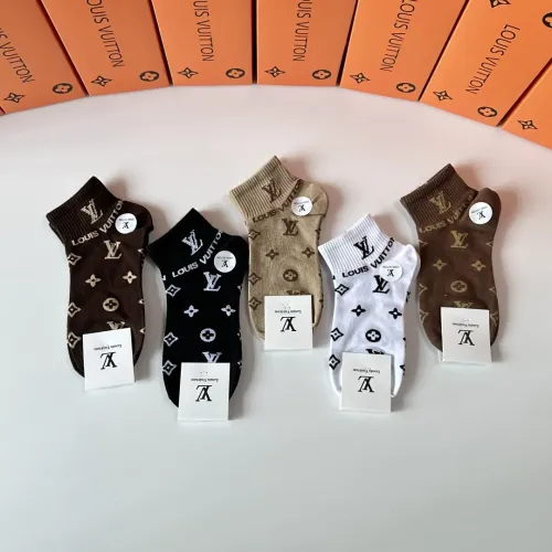 Replica Louis Vuitton LV Socks #1414843 $27.00 USD for Wholesale