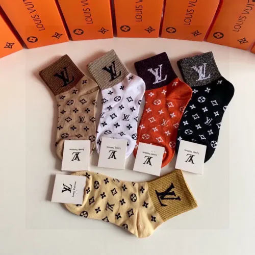 Replica Louis Vuitton LV Socks #1414844 $27.00 USD for Wholesale