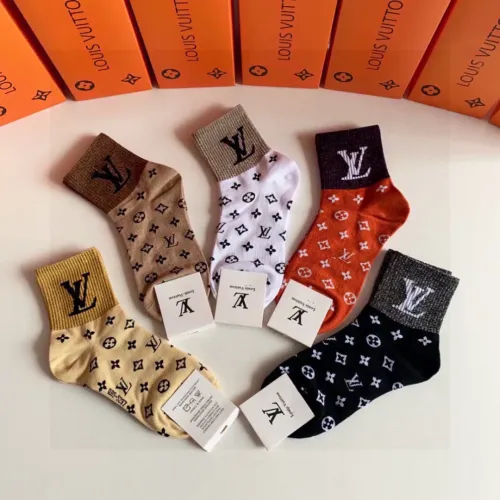 Replica Louis Vuitton LV Socks #1414844 $27.00 USD for Wholesale
