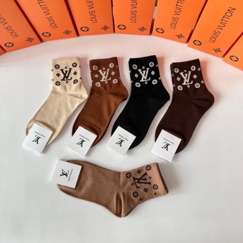 Replica Louis Vuitton LV Socks #1414845 $27.00 USD for Wholesale
