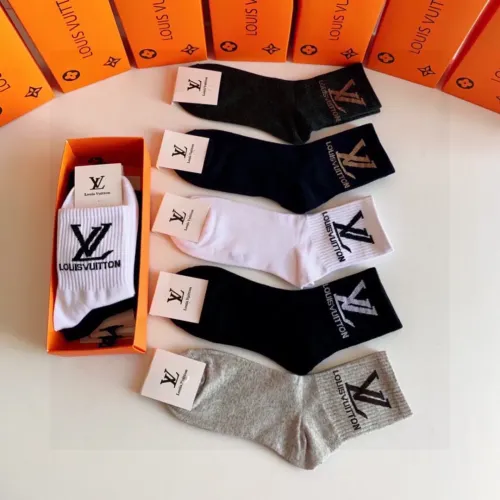 Replica Louis Vuitton LV Socks #1414847 $27.00 USD for Wholesale