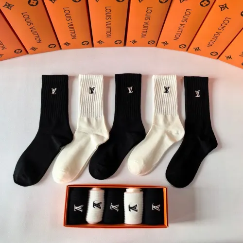 Wholesale Louis Vuitton LV Socks #1414850 $29.00 USD, Wholesale Quality Replica Louis Vuitton LV Socks