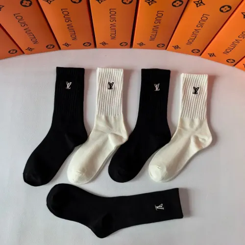 Replica Louis Vuitton LV Socks #1414850 $29.00 USD for Wholesale