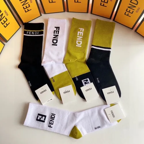 Replica Fendi Socks #1414862 $29.00 USD for Wholesale