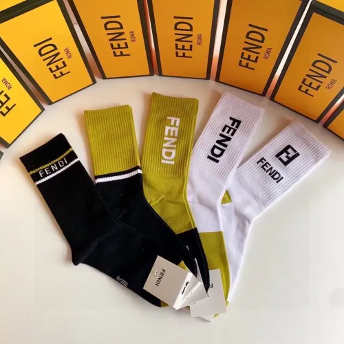 Replica Fendi Socks #1414862 $29.00 USD for Wholesale