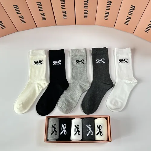 Wholesale MIU MIU Socks #1414880 $29.00 USD, Wholesale Quality Replica MIU MIU Socks