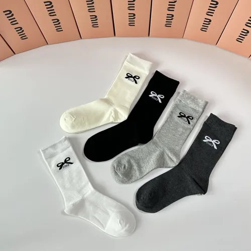 Replica MIU MIU Socks #1414880 $29.00 USD for Wholesale