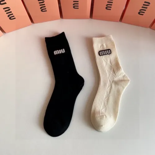 Wholesale MIU MIU Socks #1414886 $29.00 USD, Wholesale Quality Replica MIU MIU Socks