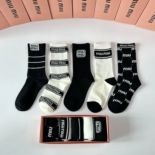 Wholesale MIU MIU Socks #1414888 $29.00 USD, Wholesale Quality Replica MIU MIU Socks