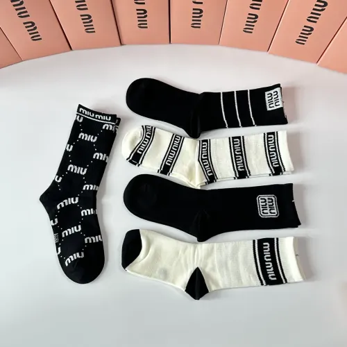 Replica MIU MIU Socks #1414888 $29.00 USD for Wholesale