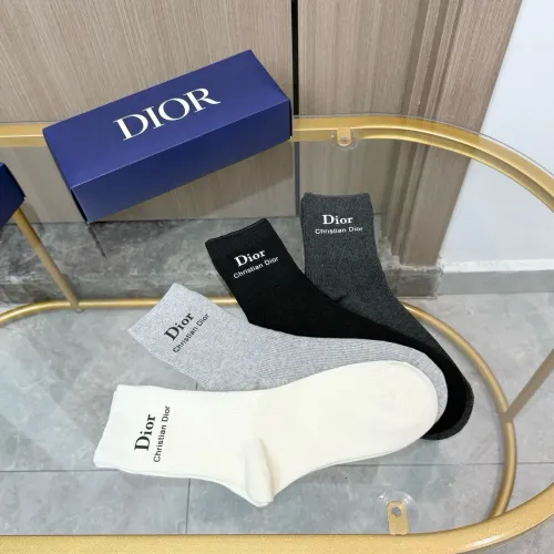 Replica Christian Dior Socks #1414894 $29.00 USD for Wholesale