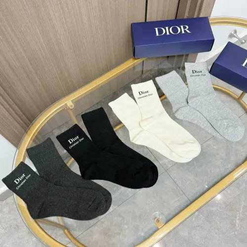 Replica Christian Dior Socks #1414894 $29.00 USD for Wholesale