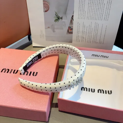 Replica MIU MIU Headband For Women #1415020 $27.00 USD for Wholesale